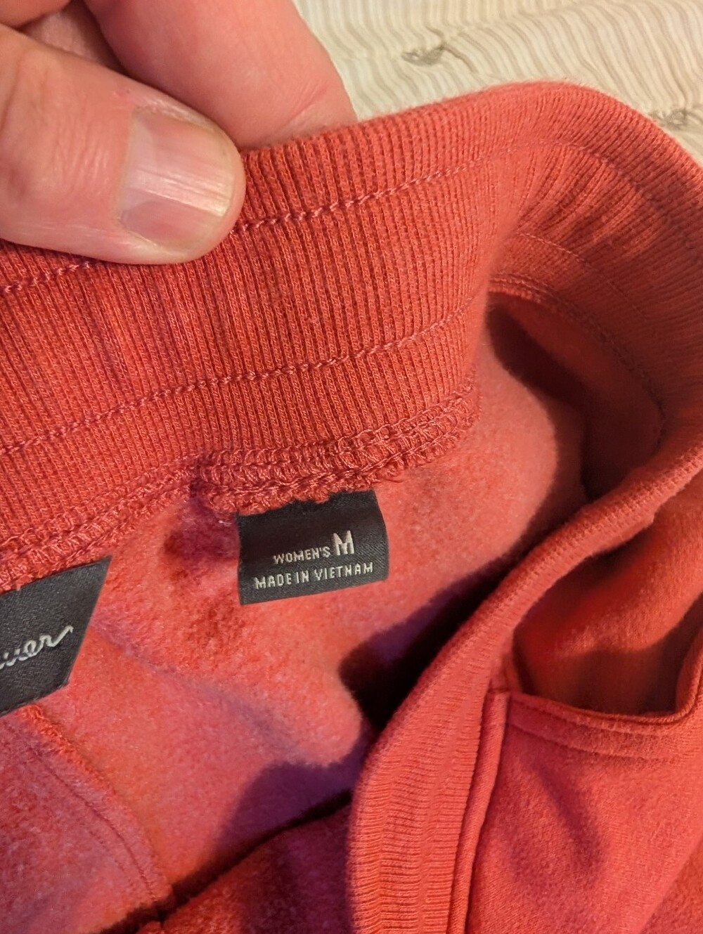 Eddie Bauer Coral Jogger Sweatpants Size Medium Stretch Waist With Drawstring - Picture 5 of 12